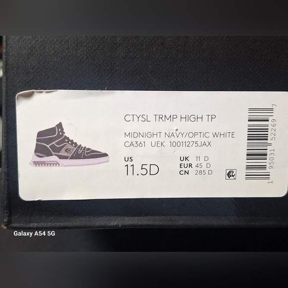 Coach 1941 Navy Citysole High Top - Picture 9 of 9